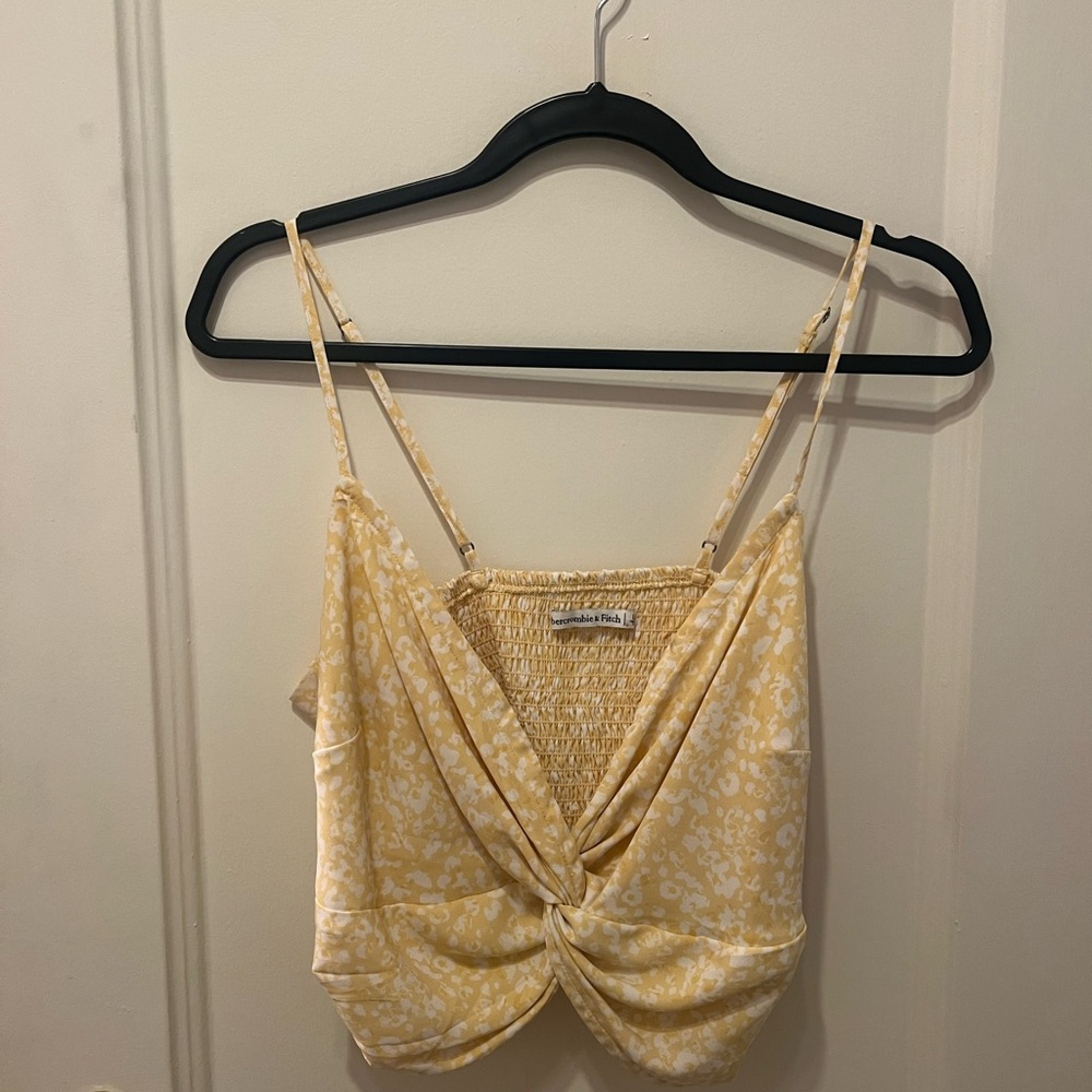 Abercrombie & Fitch Yellow Floral Camisole